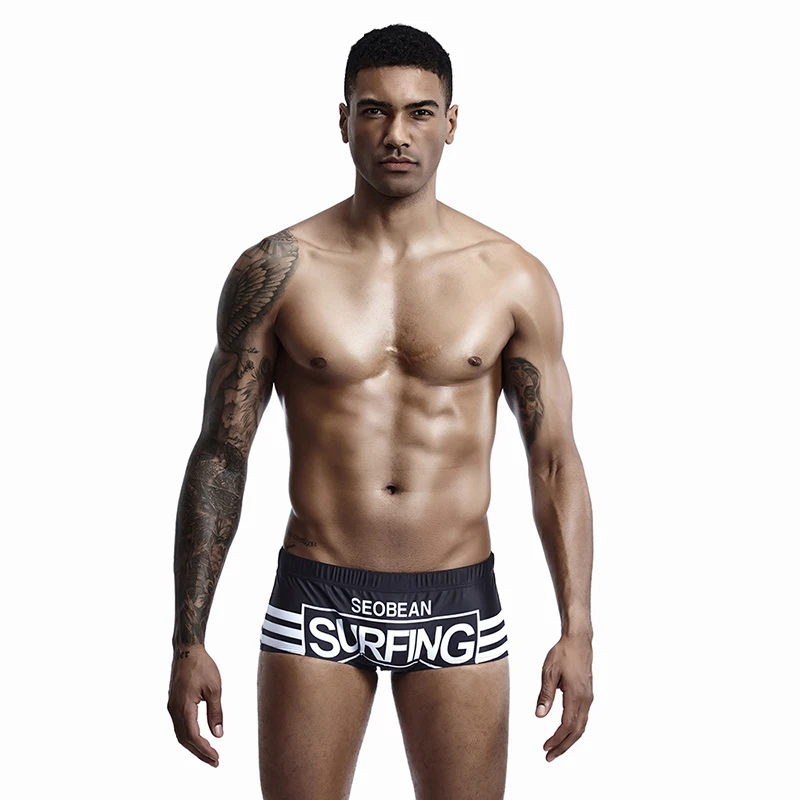 

Fashion men's swimming trunks short tube boxer briefs swimwear, Accept customized