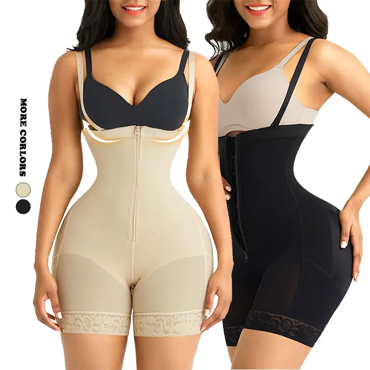 

HEXIN wholesale in stock plus size high waist tummy control butt lifter Full body shapewear for women