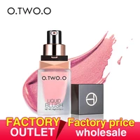 

O.TWO.O Makeup Face Liquid Blusher Silky Paleta De Blush Color Lasts Long 6 Color Natural Cheek Blush
