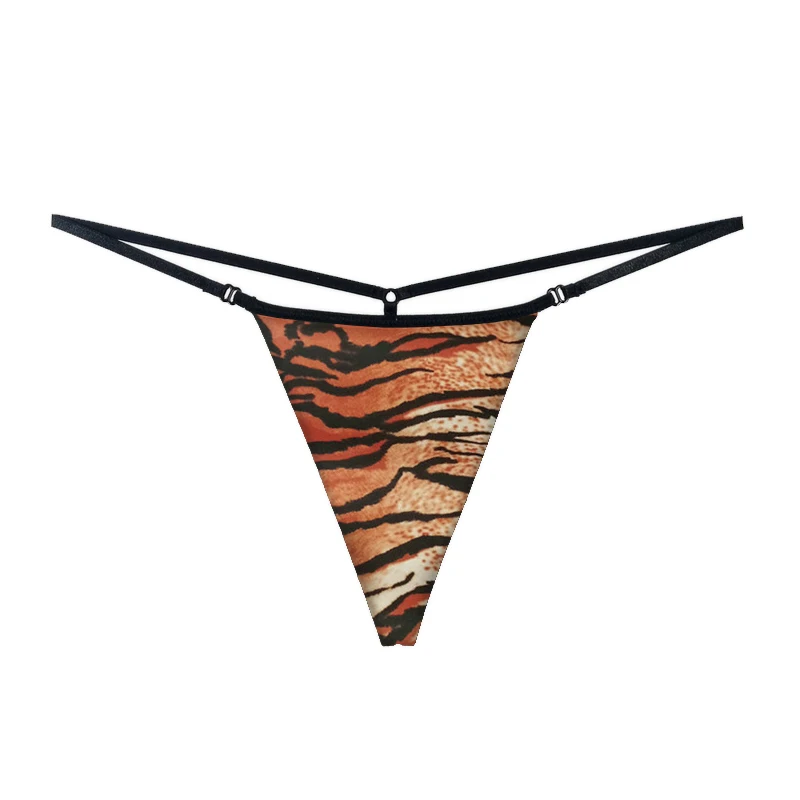 

Lodanve G008 Sexy G String Thong Bikinis for Women with Strips Flower Leopard Snake-grain Tiger Pattern