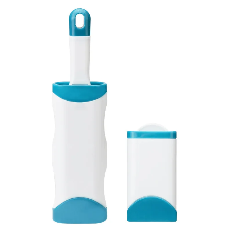 

Double Side Cat And Dog Pet Hair Remover Reusable Pet Fur Remover Brush With Self Cleaning Base For Clothes, Blue