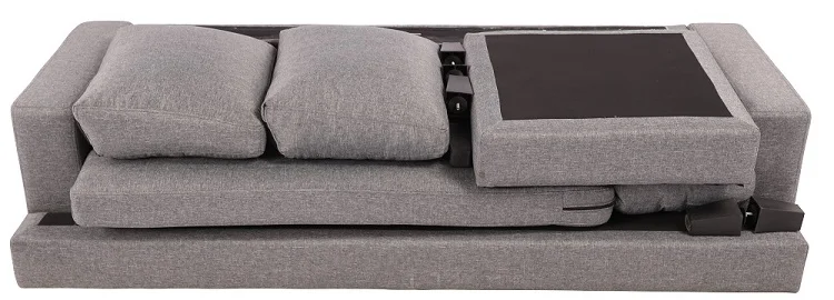 Latest design cheap sectional corner sleeper sofa couch, L-Shaped Couch with Modern Linen Fabric for Small Space