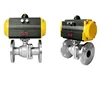 CE/ISO9001 Approved Double Acting 2 Way DN50 Flange Pneumatic Actuator Ball Valve
