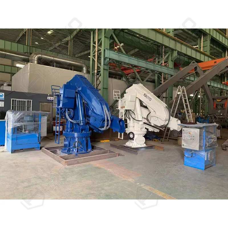 
Hot Mini Lifting Knuckle Marine Telescopic Crane For Sale 
