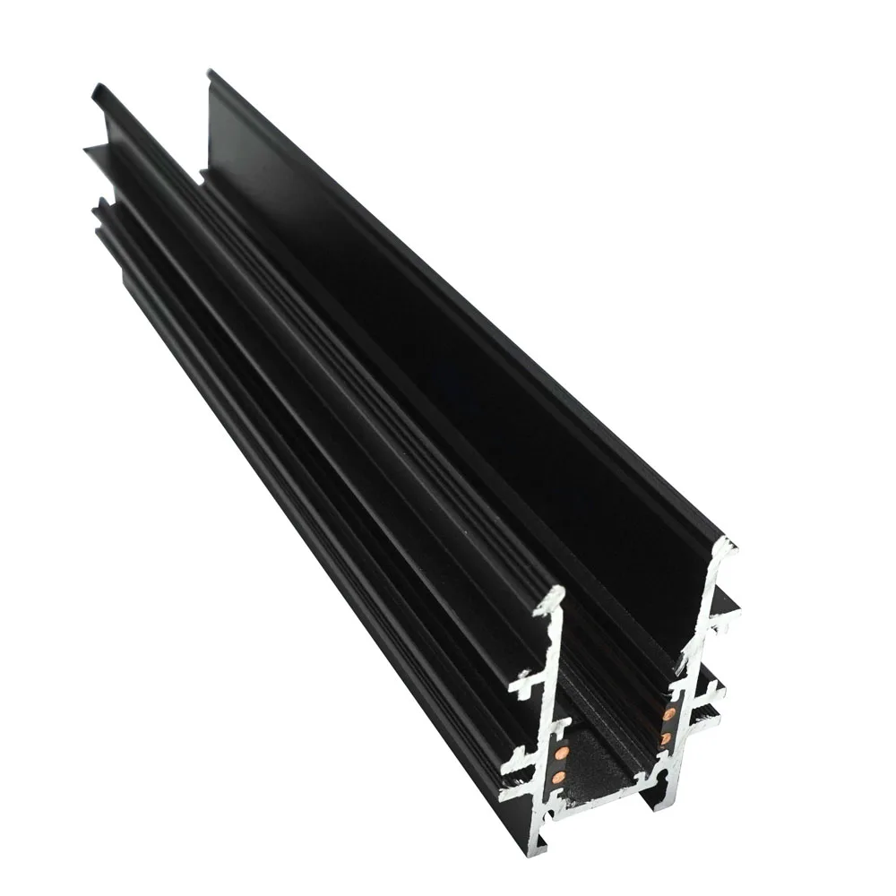 
Magnetic Track Lamp Empty Housing Aluminium Guide Rail Recessed Lighting System Led Exhibition Light 