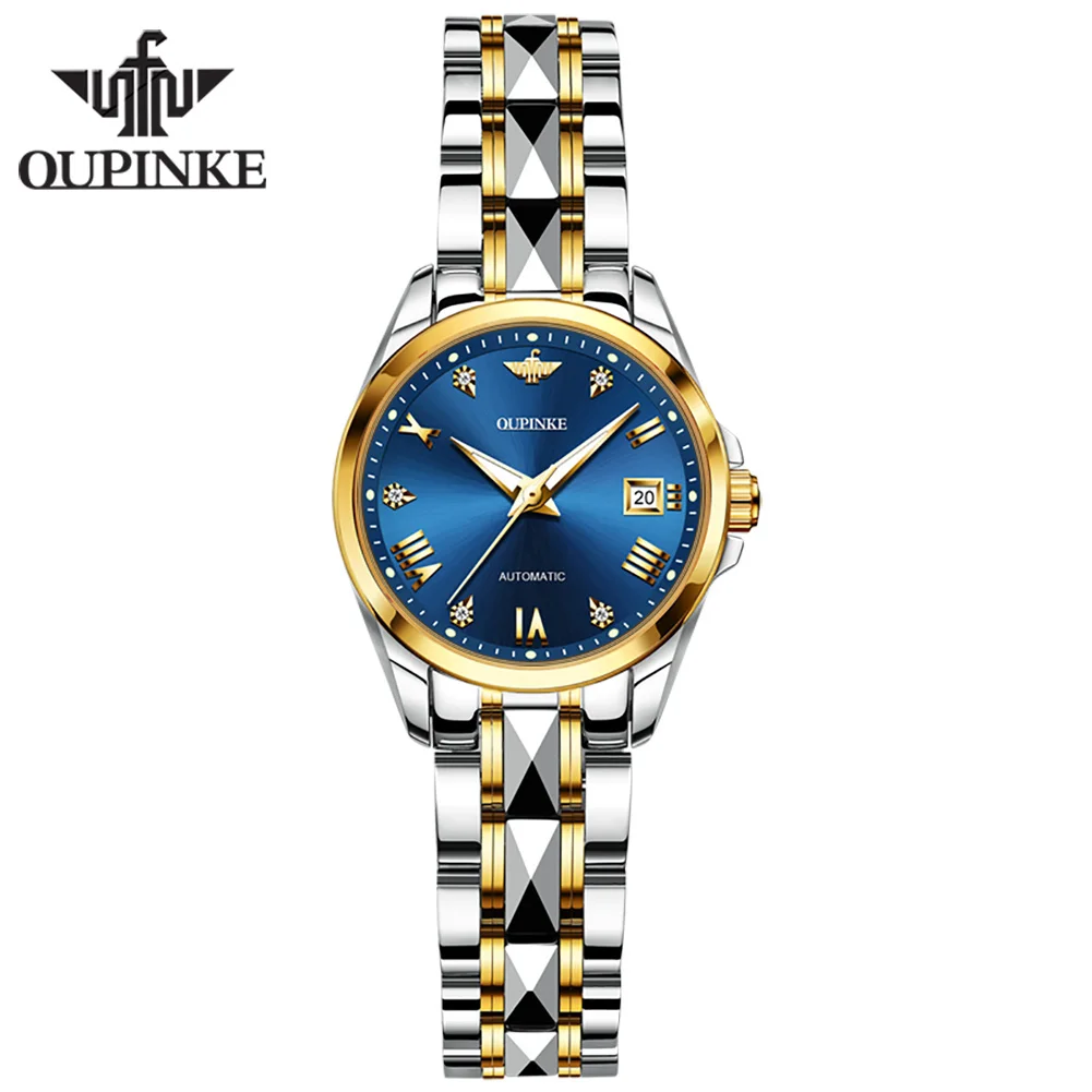 

Oupinke 3171Wholesale factory Luminous wrist ladies watches brands luxury girl Automatic online custom movement Mechanical watch