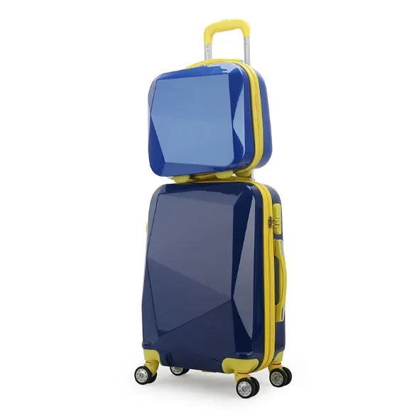 

2020 ABS PC Film Hard Travelling Trolley Luggage Girl Trolley Bags And Cases, Black/silver/green/yellow/dark blue/ so on