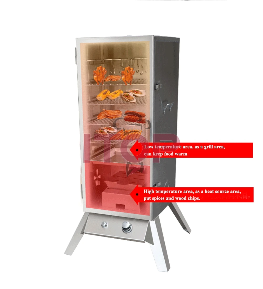 Fish Meat Industrial Smoker Meat Smoking Machine Commercial Smoke Oven