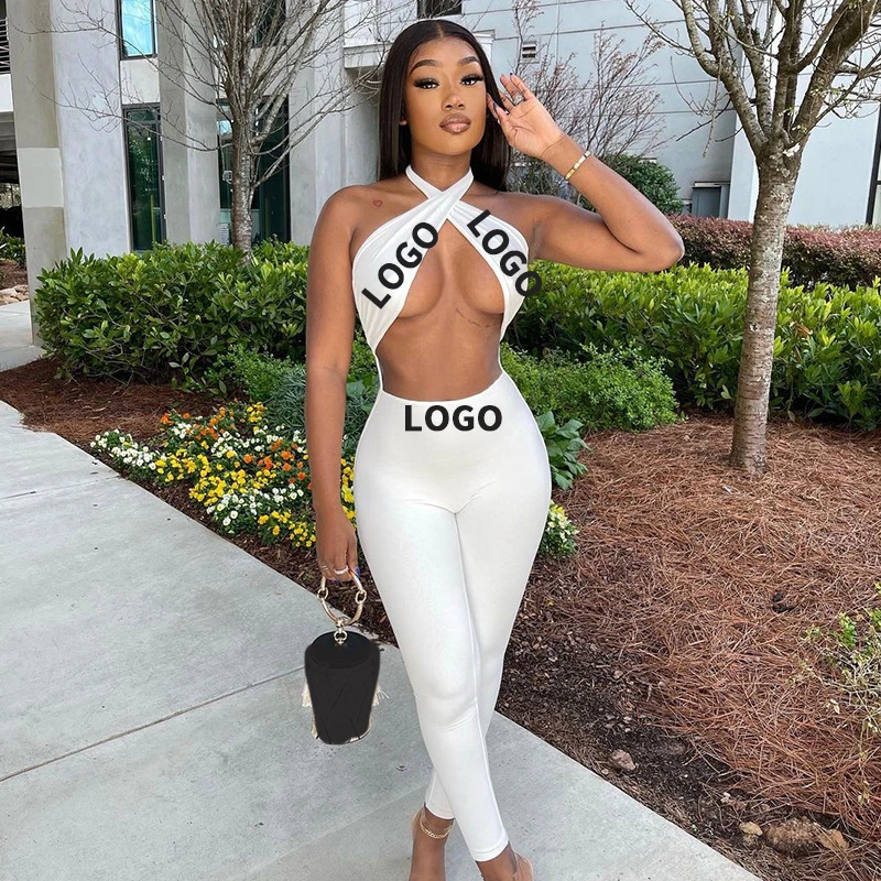 

XLL- Summer hollow out one piece bodycon women jumpsuits and rompers