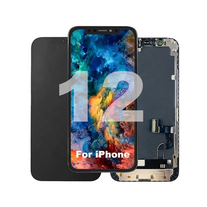 

SJY 2021 Best Sale OEM Incell OLED LCD for iPhone 12 Display Touch Digitizer Replacement Screen for iphone X Xs Xr 11 Pro Max 12