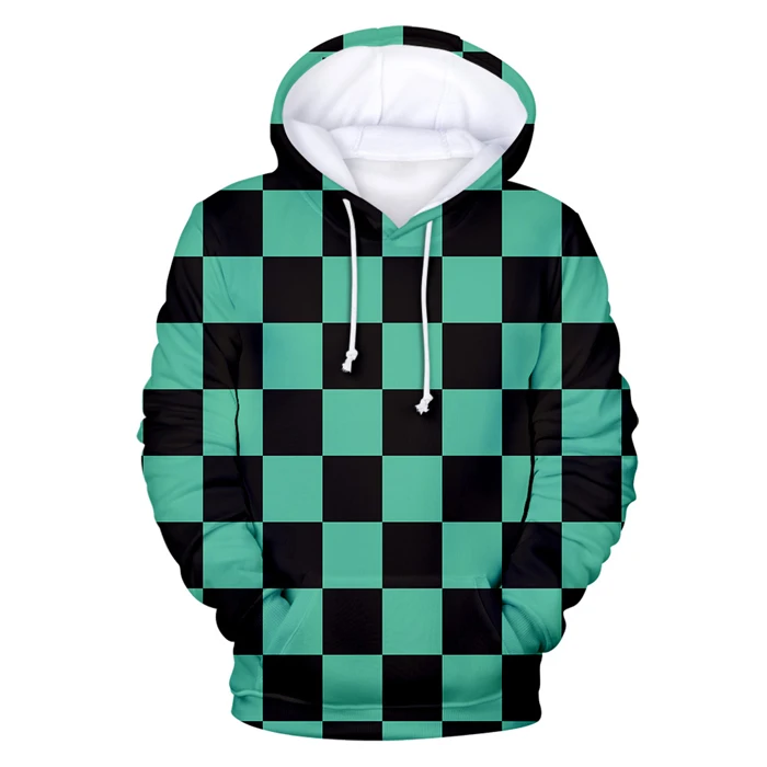 

OEM Services Custom Digital Printed Hooded Sweatshirt Wholesale Full Sublimation Mens Plaid Hoodie, Colors