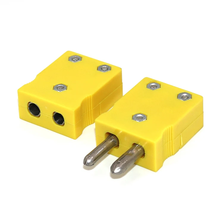 

K Type Male And Female Thermocouple Connector, All color codes available