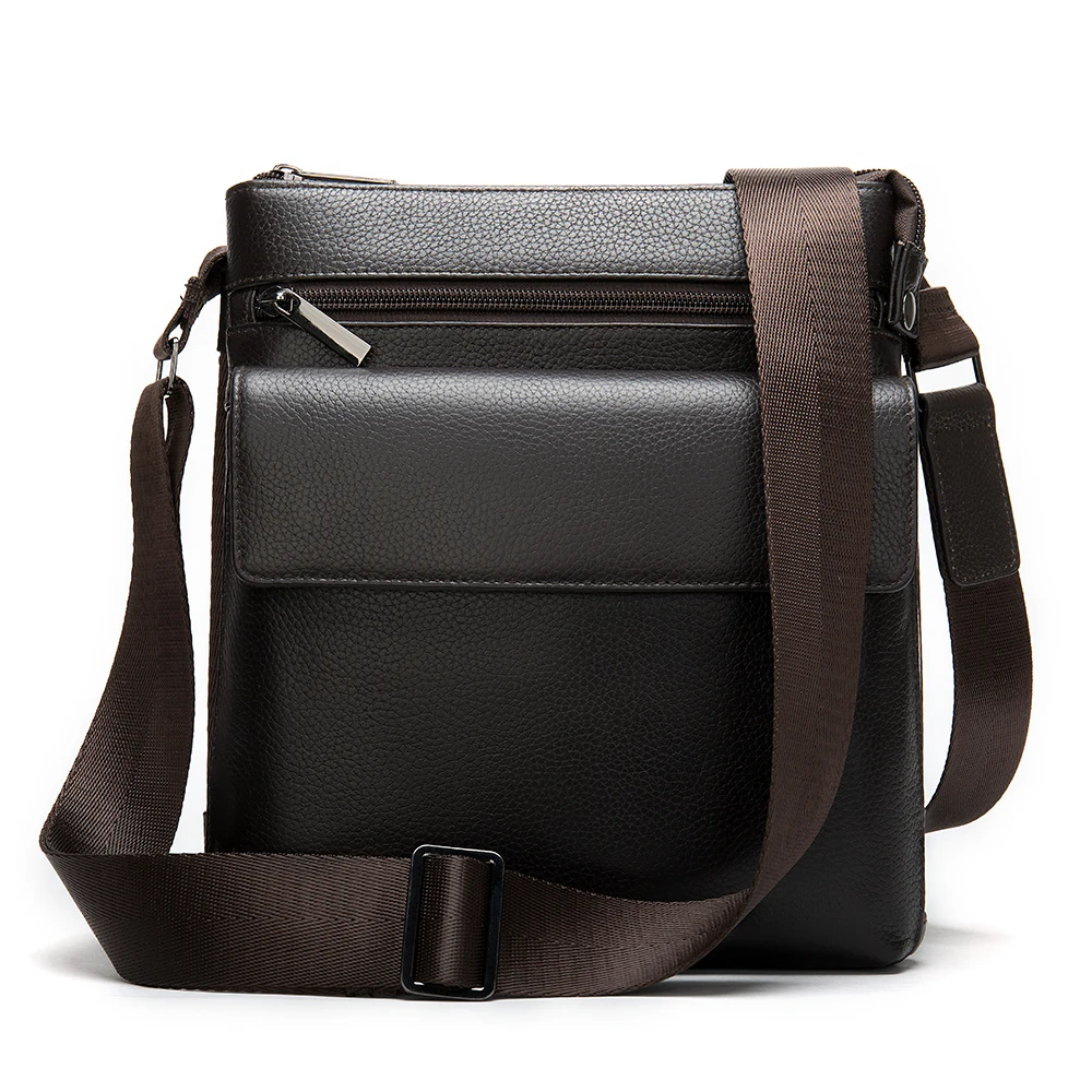 

Marrant 7011 Genuine leather fashion vintage men messenger bags casual shoulder bag leather men For Business