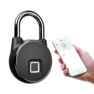 

Intelligent Portable Household Dormitory Biometric Luggage Box Smart Anti-theft Fingerprint Padlock