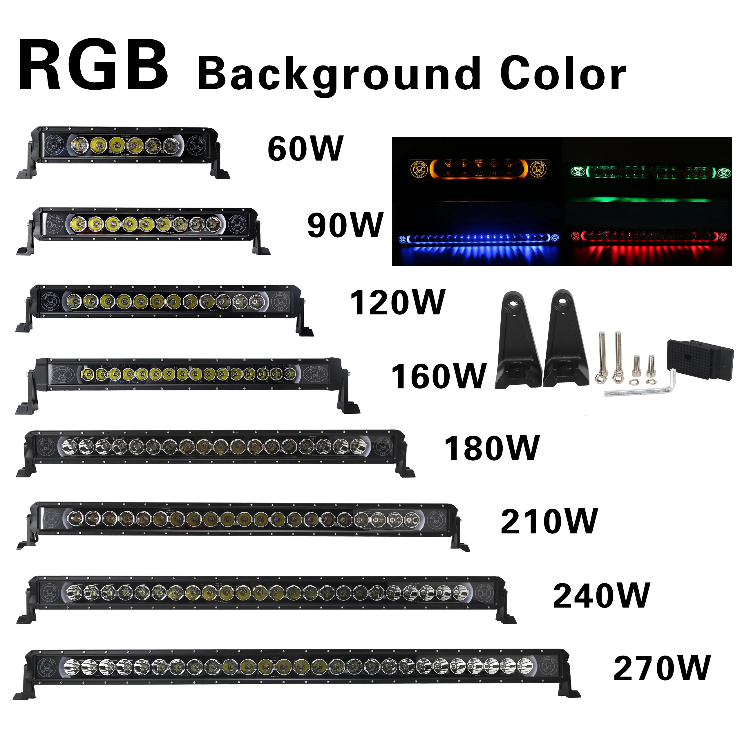 

Factory Wholesale Price OEM Straight led light bar 60W 90W 120W Spot Combo Barras Led for Work Light Bar ATV Offroad 4x4 Truck