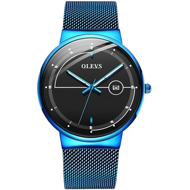 

OLEVS Men Watch Simple Quartz Watch Date Big Dial Super Thin Top Brand Watches Waterproof Casual Wrist