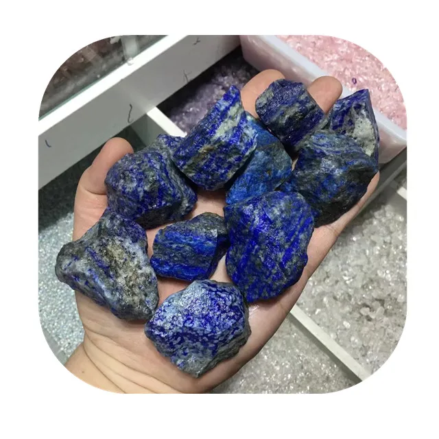 

wholesale raw crystals healing stones natural blue lapis lazuli Crystal rough stone for fengshui