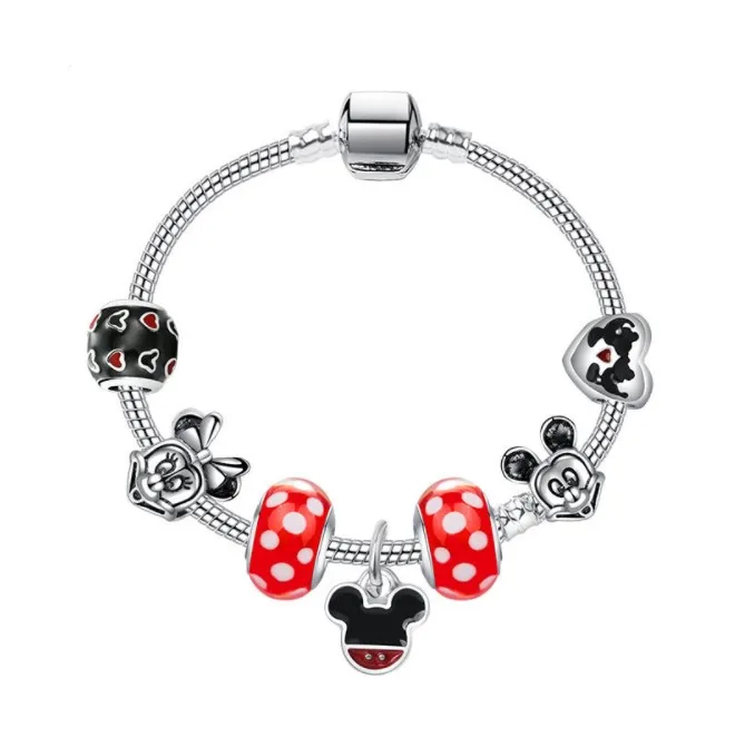 

2020 latest cartoon children charm bracelets mickey mouse bracelet, Picture