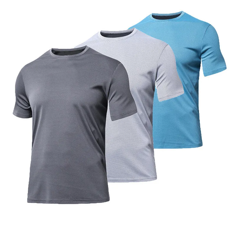 

YG074 Sports T-shirt men's training running sports wear summer outdoor marathon quick drying T-shirt fitness t shirts