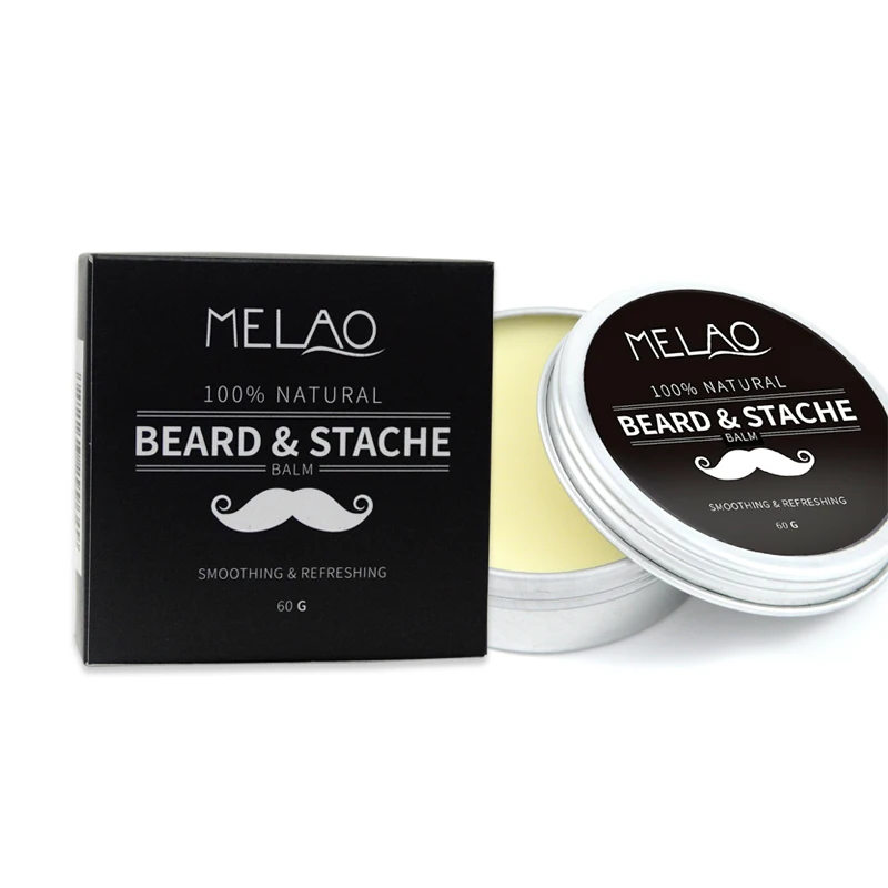 

Private label All Natural Ingredients Moisturizing Strong Hold beard balm cream hair moustache wax for Men