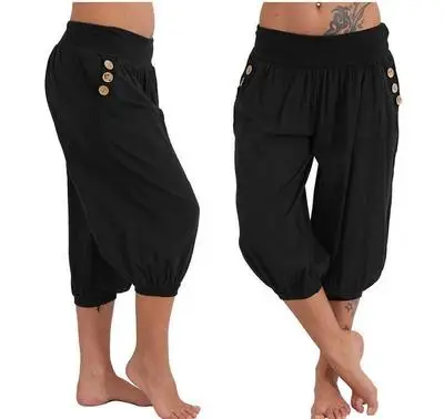 

2020 Made in China Europe and America Summer New Aladdin Casual Pants XL Fat Woman Pants