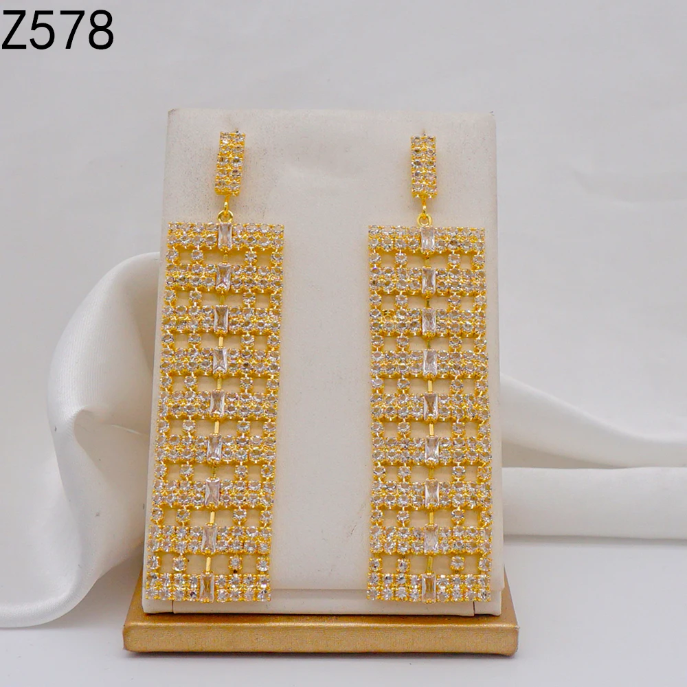 

latest designs earring for 2021 beautiful jewelry very good quality Z578, Gold