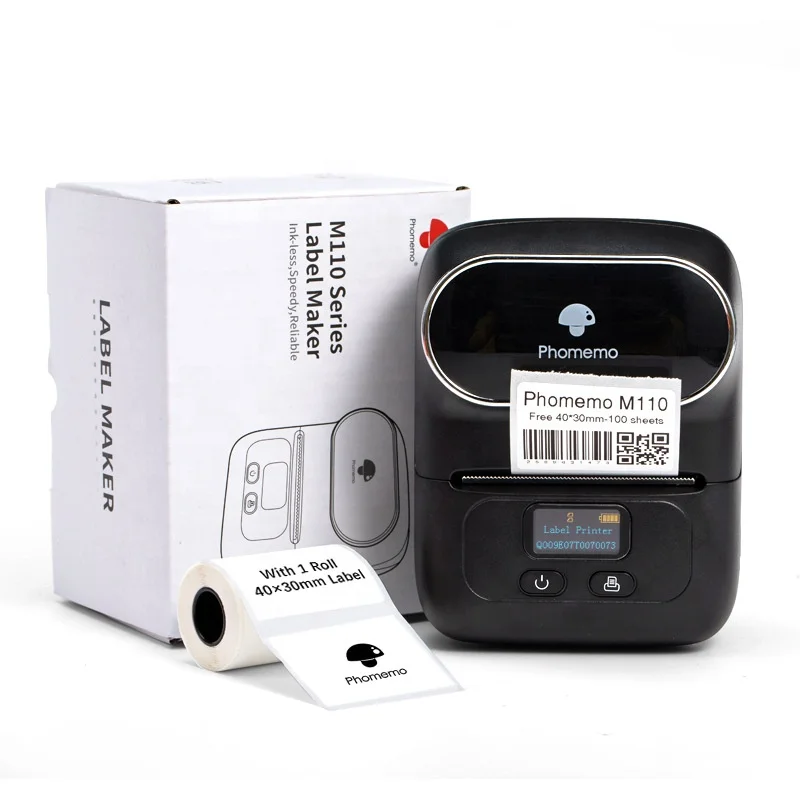 

WOWCASE Portable Mini Wireless Thermal barcode Printer thermal printer USB wireless portable Thermal barcode M110receipt printer