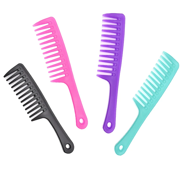 

Hair Barber Tools Steel Combs Metal Toothbrush Antistatic Flathead Comb, As pic.