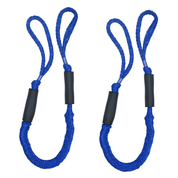 hollow braid polyethylene bungee cord inside safety boat rope