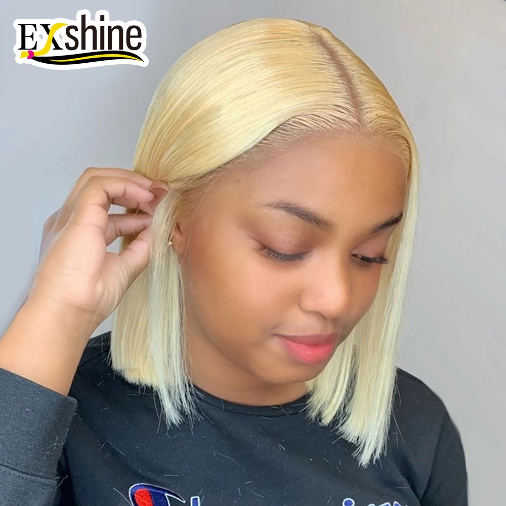 

Virgin Blonde 613 Indian Hair Straight Front Lace Wig,Transparent Film Thin Swiss Lace Wholesale Lace front Wigs Vendors