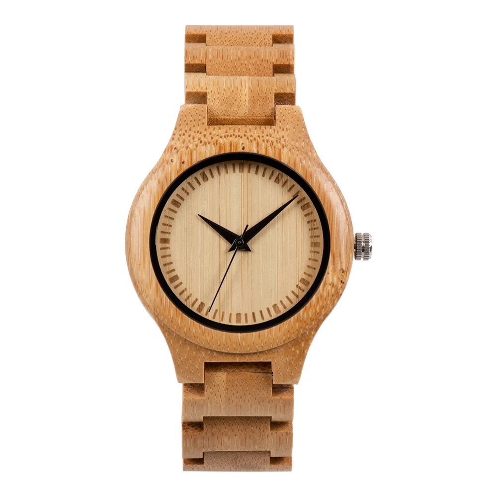 

Daily Waterproof Bamboo Watch Unisex Size Watch for Men and Women Hot Fashion Natural Wood Wrist Watch for Your Own Design