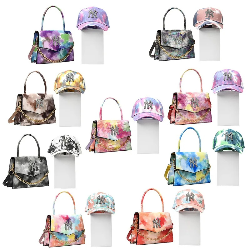 

2021 New york purse and hat set baseball hat crossbody handbag luxury handbags for women 9 color, As picture