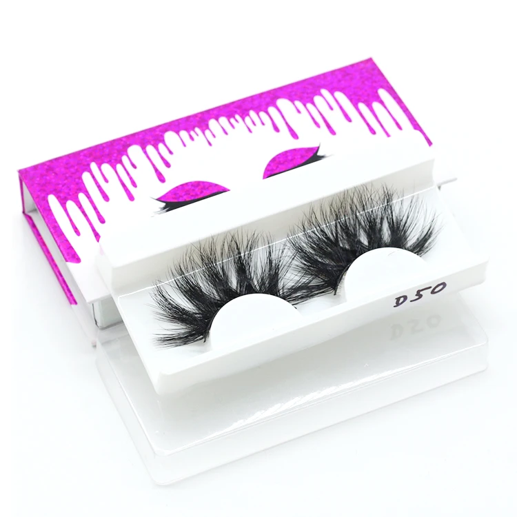 

Custom Packaging Natural Wispy 3d False Eyelashes Faux Mink Eyelashes Vendor