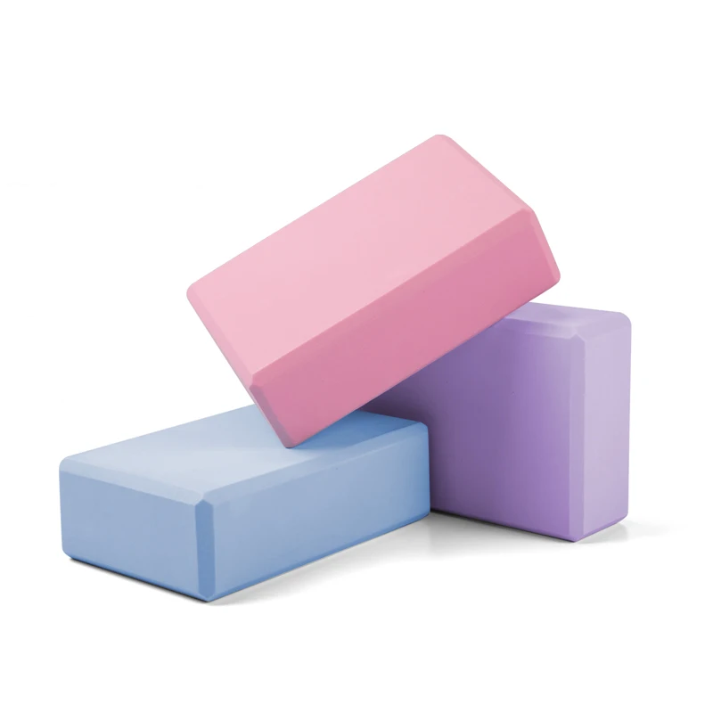 

Custom Print Flat High Density Eva Manufacture Foam Yoga Block, Orange/ pink/ blue/ purple