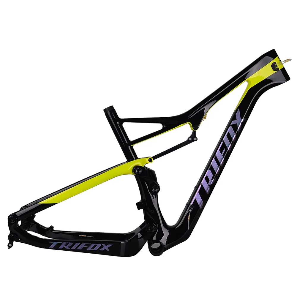 

xc carbon 29er full double suspension frame t800 taiwan carbon fiber bicycle frame