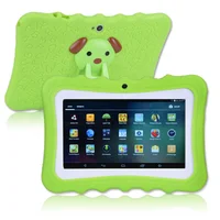 

multi colors 2019 new kids learning tablet with silicon case for stand