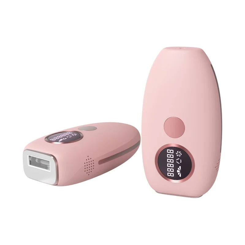 

ice cool laser Hair Remover Handset Epilator Painless Laser ipl Hair Removal Device Home Use Portable hair removal Laser, Pink