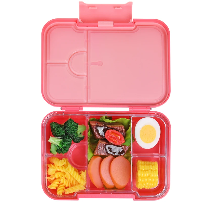 

Aohea best seller Wholesale 4 Compartments BPA free Movable compartment Lunch box Container bento box lunch box, Customized color