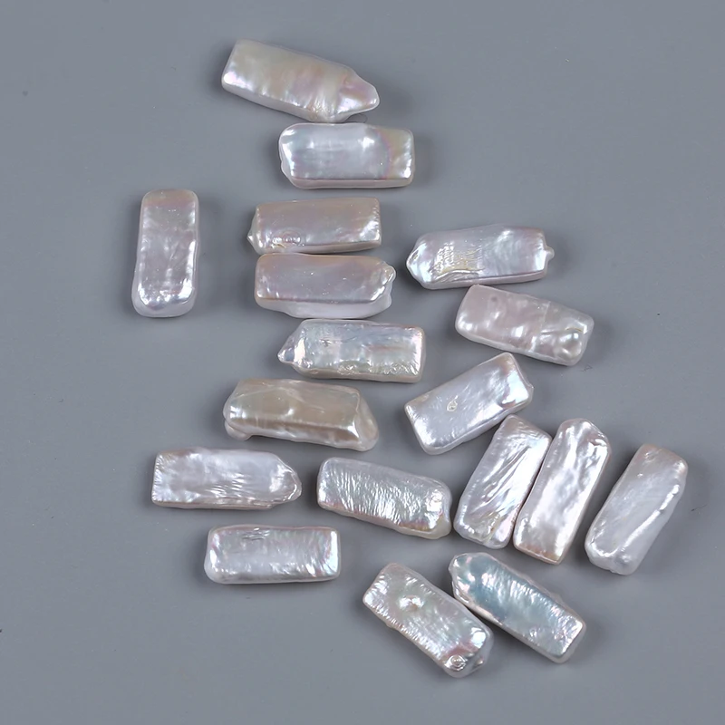 

Rectangle Shape Natural Freshwater Pearl Loose Pearl, White