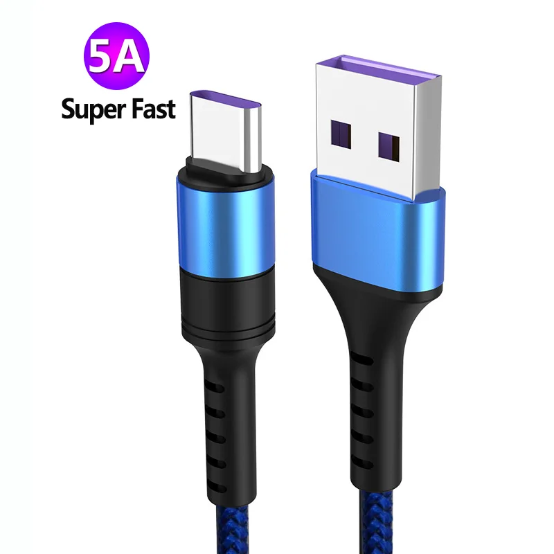 

Free Shipping 1 Sample OK USB Charging Cable 5A Fast Durable Nylon Micro USB Cable For Mobile Phone Charger