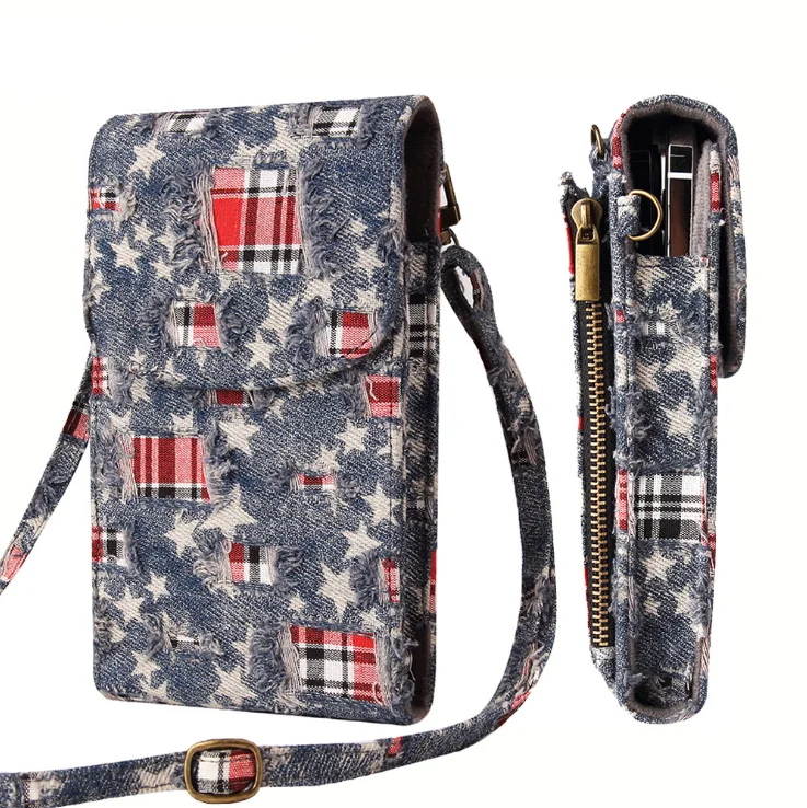 

Fashion Denim Cell Phone Purse Phone Crossbody Purse Phone Purse Women, 5 colors