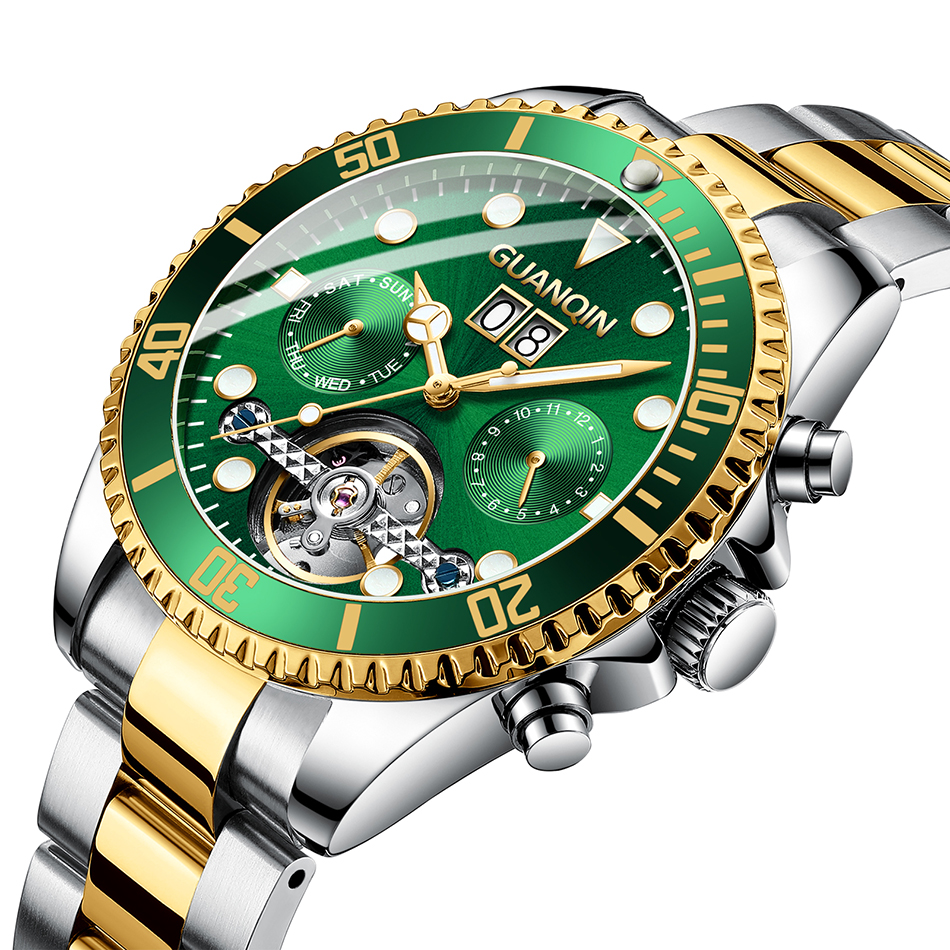

Luminous Waterproof Mechanical Wristwatches Luxury Men movement watch