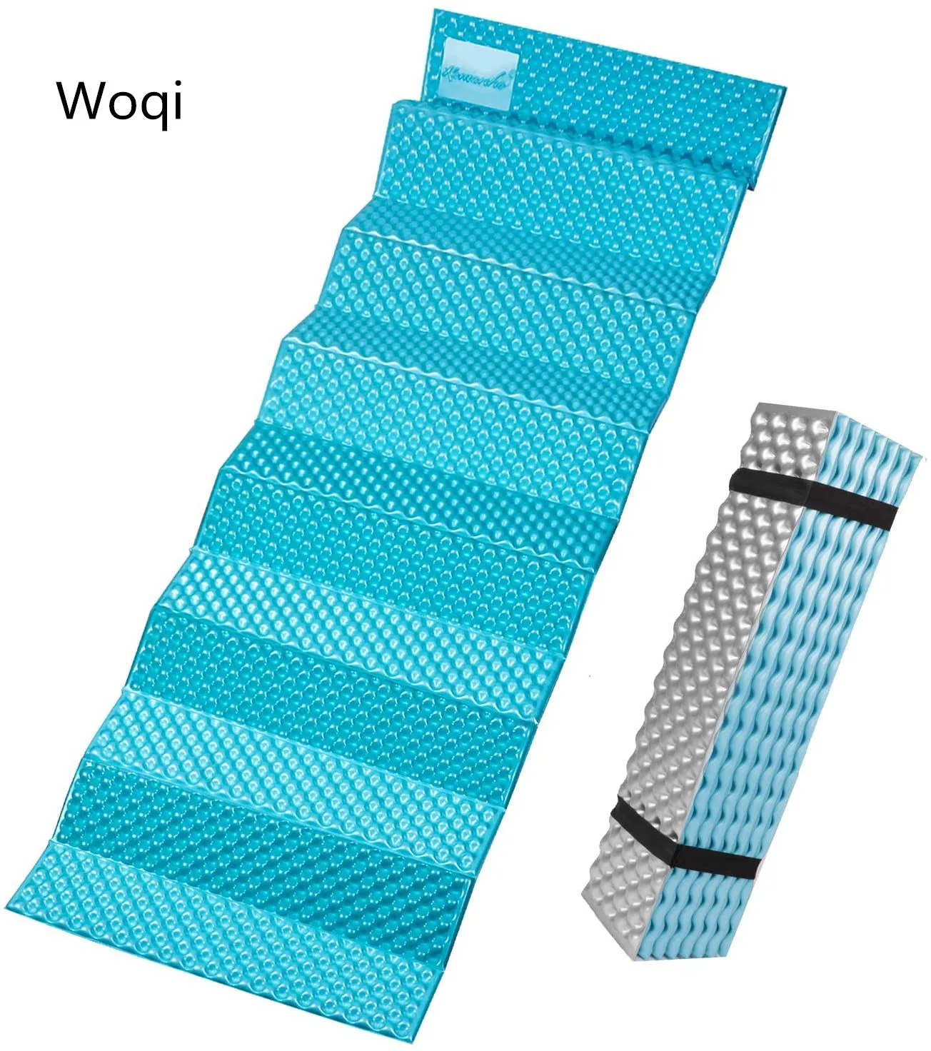

Woqi Lightweight Outdoor Mattress Folding Portable IXPE Foam Camping Mat Sleeping Pad, Green,blue,orange,yellow