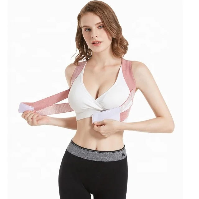 

Pink Color Posture Correction Back Spine Straightening Support Belt For Women