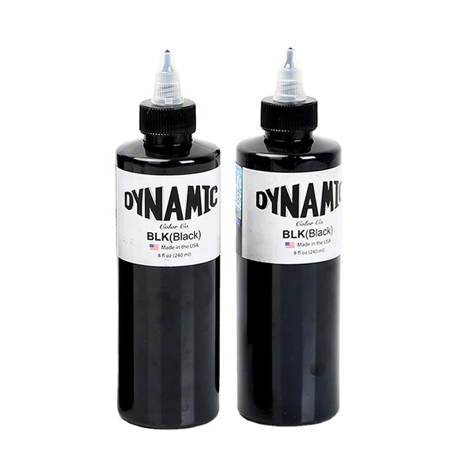 

Original Dynamic BLK 8 oz black color tattoo ink