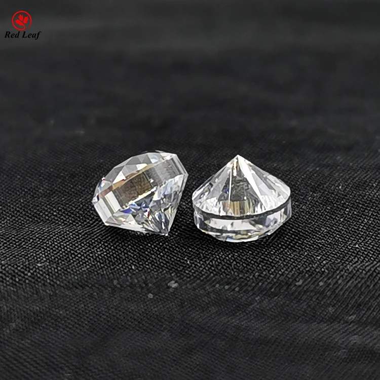 

Redleaf Jewerly Hot sale White Round Cz Stones Thick Girdle Heavy Cubic Zirconia gems