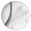 JC Elegant Vintage Crockery cake plate Ceramic snack dish Round Side Bread Plate