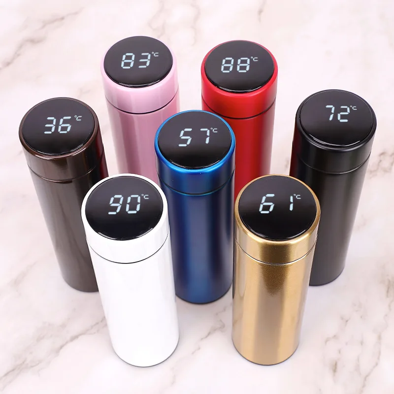 

YIDING wholesale Led Temperature Display Stainless Steel Smart Water Bottle Custom logo hot vacuum flasks water bottle, Customized color