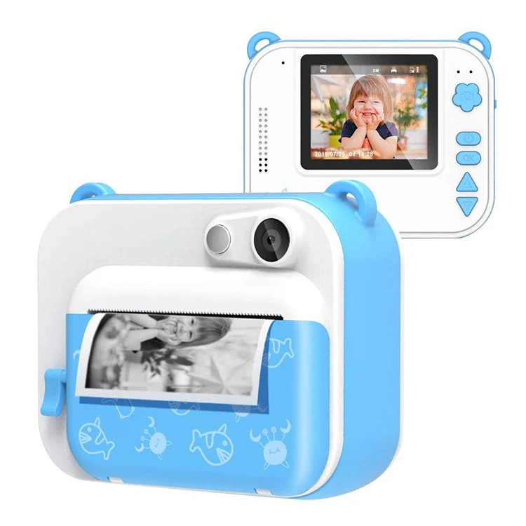 Funny Kids Digital Camera Instant Printing Camera For Children 2 Inch Print Cameras Digital