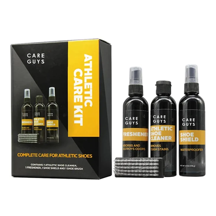 

wholesale customizable shoe care kit sneaker cleaner liquid Athletic shoe care set wash shoe spray